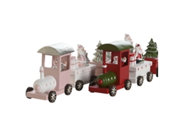 Enfeite de Natal vermelho e verde Dkd Home Decor, 35,5 x 5 x 8,8 cm (pacote com 2)