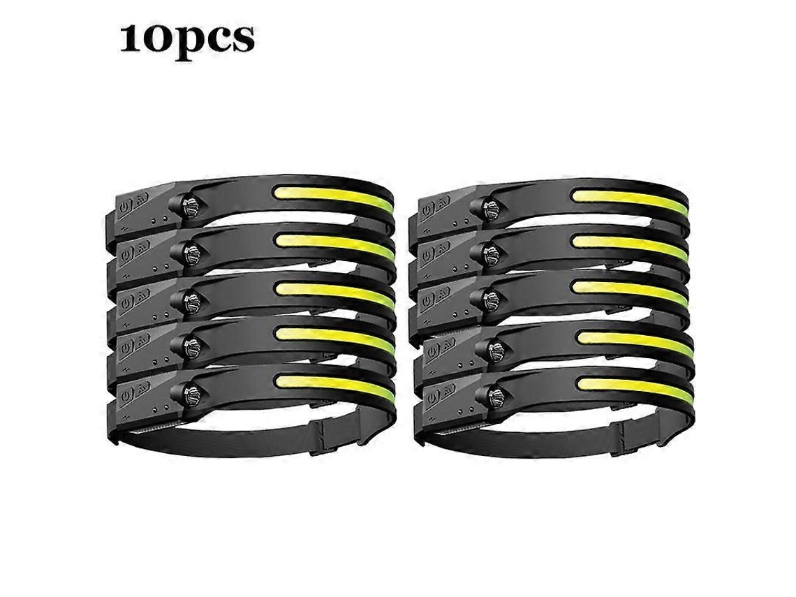 Farol De Indução Led Cob Com Bateria Integrada, Recarregável Por Usb, 5 Modos De Iluminação, Para Camping Olysi Shop