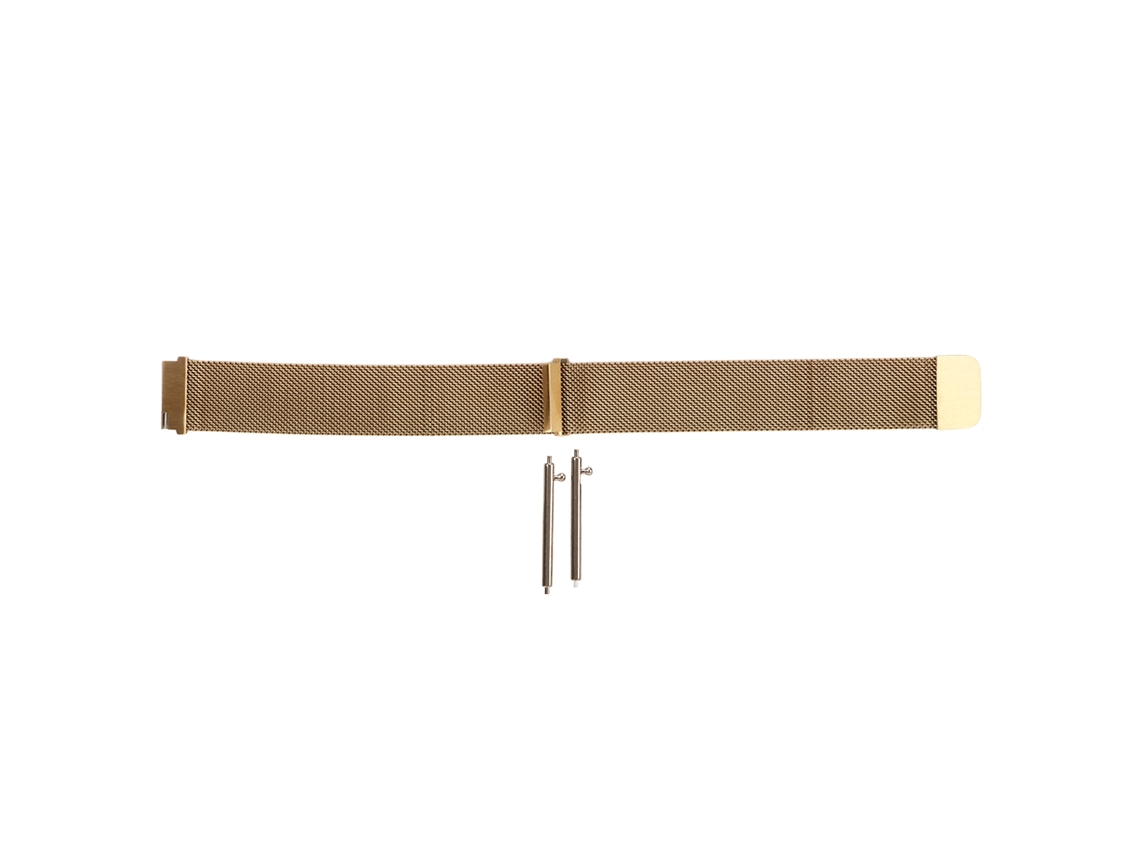 Cinto de relógio magnético de aço inoxidável, quick release, para Huawei GT2, dourado