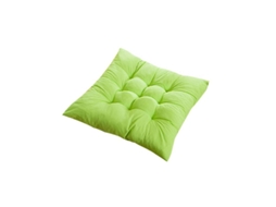 Cojín De Cadeira Quadrado 40x40cm De Cor Sólida Suave E Grosso Para Decoração De Restaurante, Lar, Carro E Hotel Verde Fruta