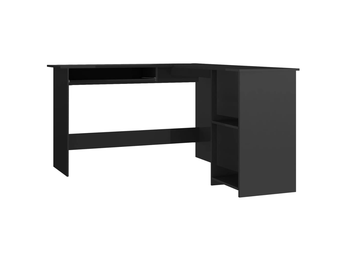 Corner Desk, Corner Desks Vidaxl Preto Madeira Processada (n/a)