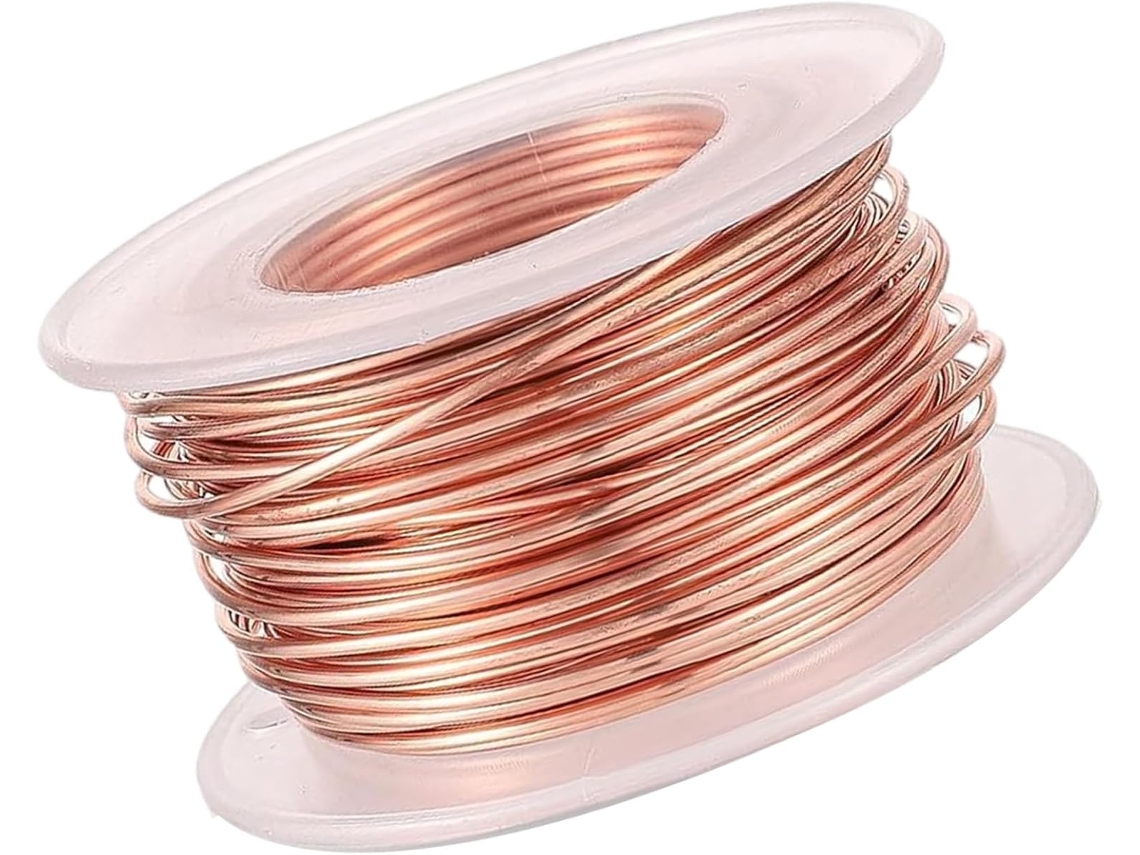 Fio de Cobre 20m para Jardinagem e Plantas, Puro Suportes Plantas Aéreas Cultivo Hortaliças. AQUAFORGE
