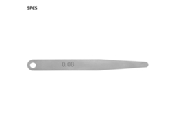 5 Peças Calibre De Sonda Métrica Espessura 0.08mm Ferramenta De Medição Para Espaços (0.08mm)