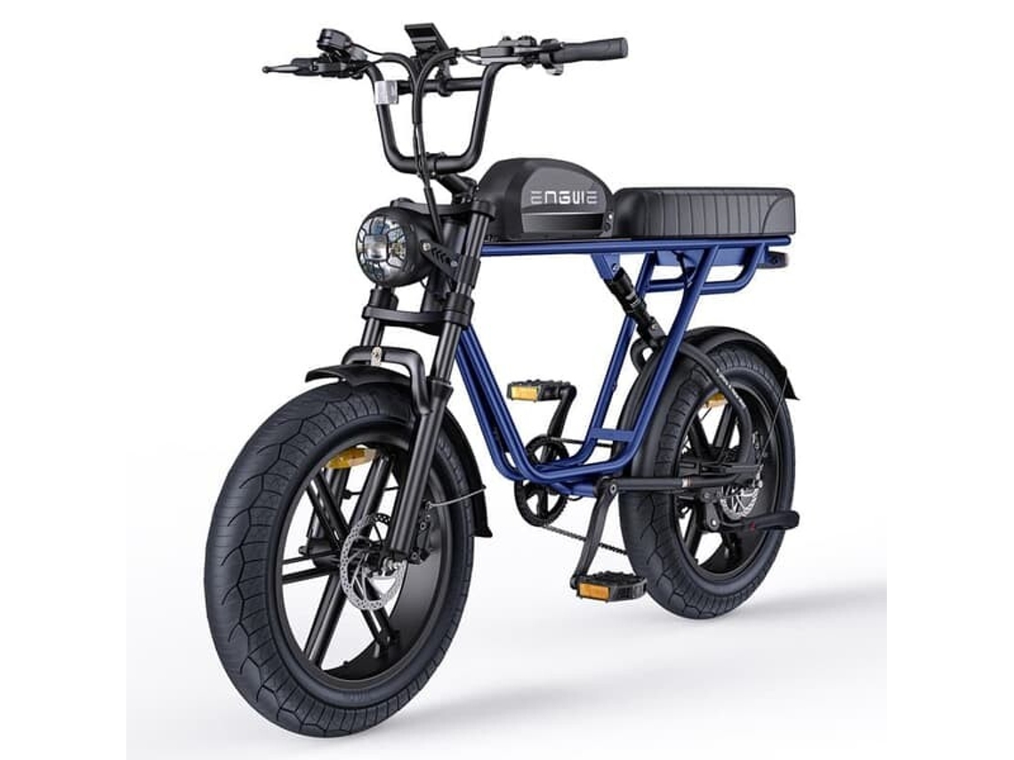 Engwe M1 Dual Bicicleta Elétrica Com Motor De 250 W, Bateria 48v15.6ah, Autonomia Até 90km E Rodas De 20*4.0 Polegadas, Estrutura Resistente E Cond...