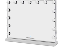 Espelho de Maquilhagem BRIGHT BEAUTY VANITY Prateado (58 x 46 cm)