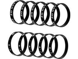 Sewroro Conjunto De 20-pulseiras Formatura Para Festas Ensino Médio E Faculdade, Pulseiras De Silicone Para Lembranças