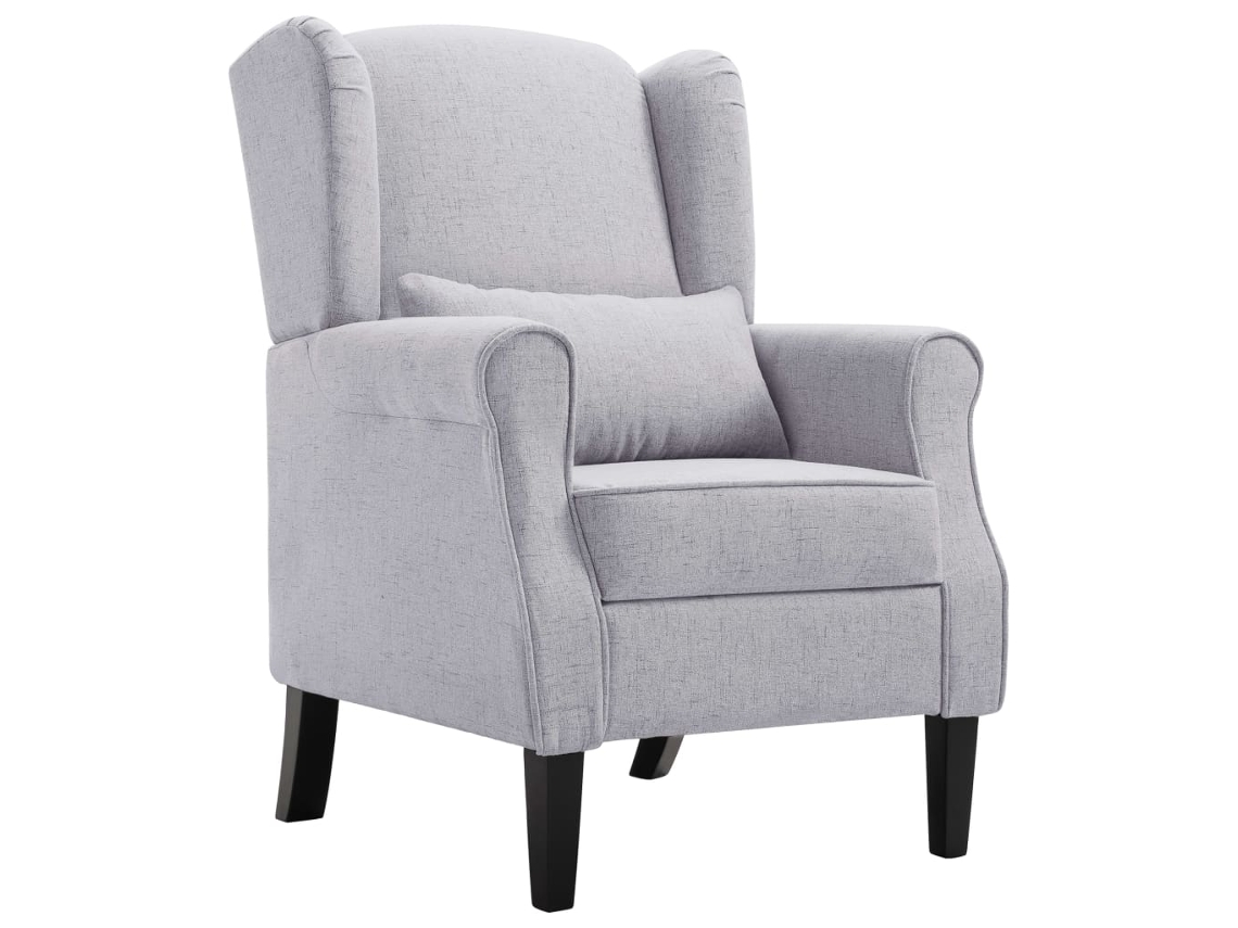 Armchair, Armchairs Vidaxl Cinzeto Tecido
