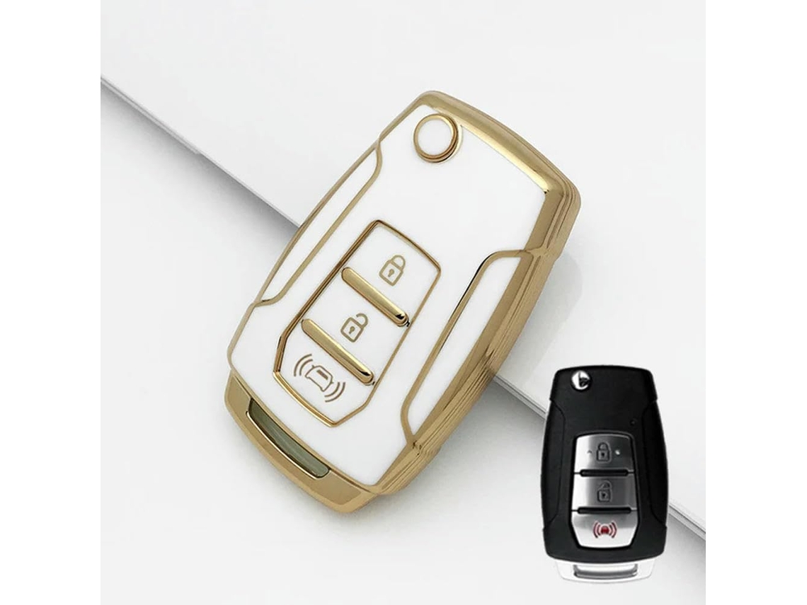 Capa Protetora Para Chave De Carro Tpu Ssangyong Kyron 2-sanka Actyon Korando Tivoli Acessórios Chaveiro