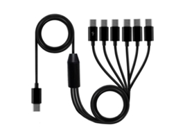 Cabo Divisor Usb-c, De Carregamento Rápido, Ideal Para Escritório E