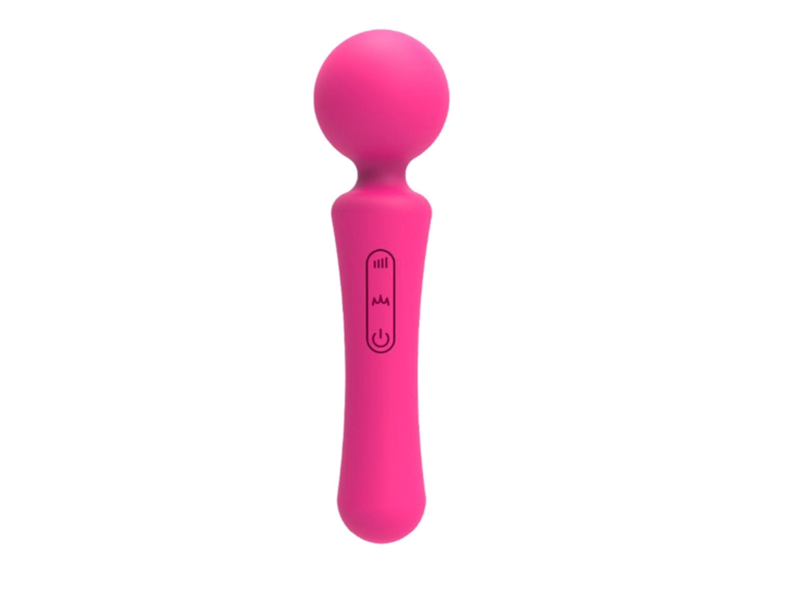 Mini Massageador De Varinha Poderoso E Portátil Para Presente De Viagem Com Alívio Nas Costas E Pescoço Roxo (rosa)