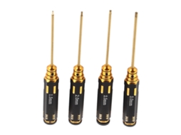 Laxiscreed Kit De 4 Chaves De Fenda Para Modelos De Avião, Com Revestimento De Liga De Titânio, Para Reparações Confiáveis