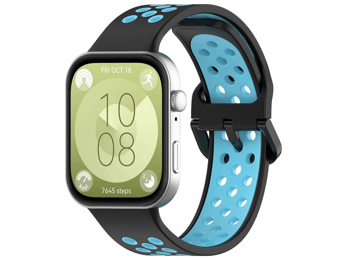 Pulseira Esportiva De Silicone Bicolor Xdfind Para Huawei Watch Fit 4 Pro / Fit 4 / Fit 3