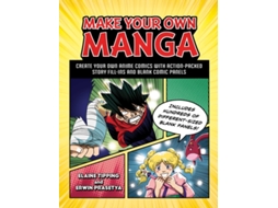Livro Make Your Own Manga de Elaine Tipping (Inglês)