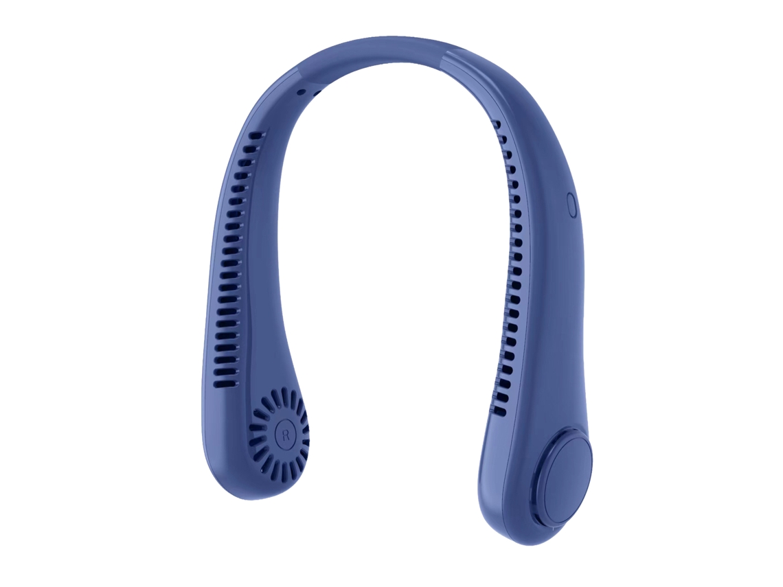 Laxiscreed Ventilador Usb Portátil Sem Lâminas, Silencioso, Pendurado No Pescoço, Com Várias Velocidades E Display Digital