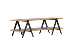 Mesa de Centro 115x60x40 Cm Madeira Recuperada Maciça MAISON EXCLUSIVE