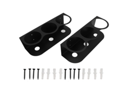 Suporte de parede para latas de spray em ferro, 2pcs, capacidade para 6 latas, para garagem e ambiente de trabalho | S/MARCA