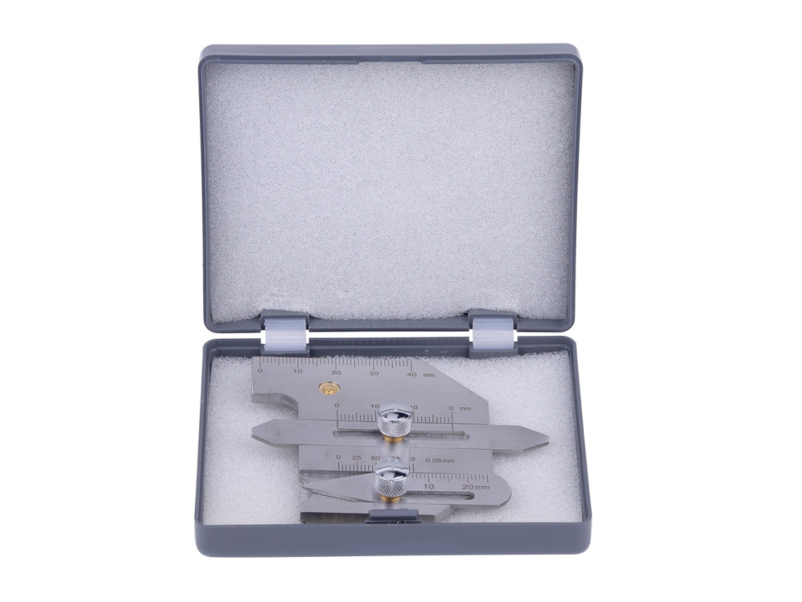 Calibre De Soldagem Hjc-40 De Acero Inoxidable Para Medir Superficies Soldadas, Uniones Y Altura De Entalladuras