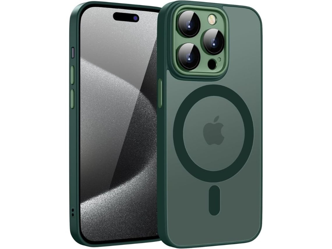 Capa Semitransparente Magsafe para iPhone 11 Verde