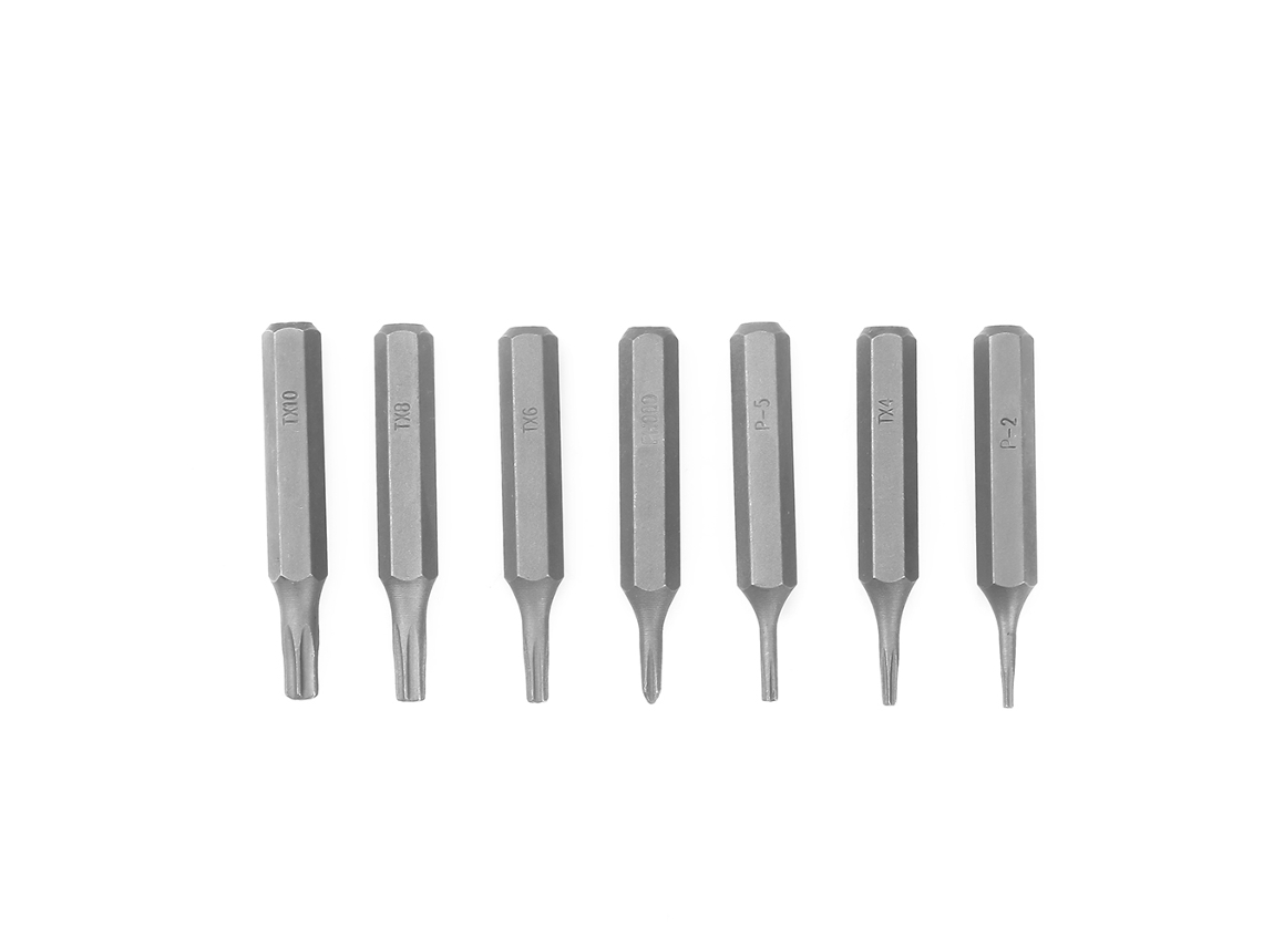 Kit De 7 Brocas De Parafusadeira De Aço 1/8" Acessórios Para Parafusadeira