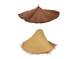 Manto De Sombrilla De Brezo Y Esparto Para Exteriores – Manto Redondo Para Sombrilla De Playa, Jardín Y Piscina Esparto Diámetro: 2,4 Metros