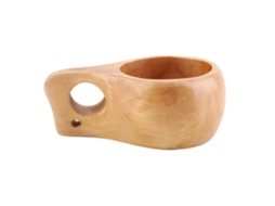 KOFIHETY Copo De Madeira Para Camping, Caneca De Acampamento De Madeira Artesanal, Recipiente Natural Rústico Para Bebidas Ao Ar Livre Com Alça Ergonômica, Ute