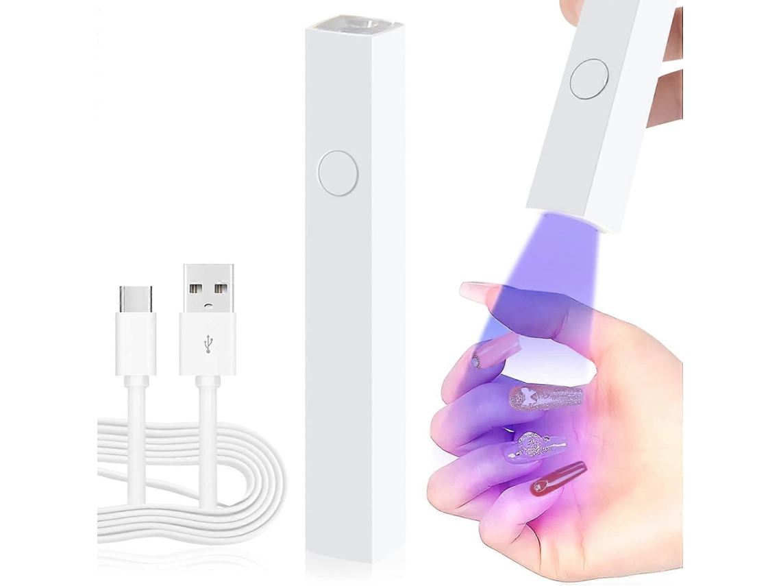 Mini lâmpada LED UV para unhas de gel com secagem rápida e portátil LY EBIKE