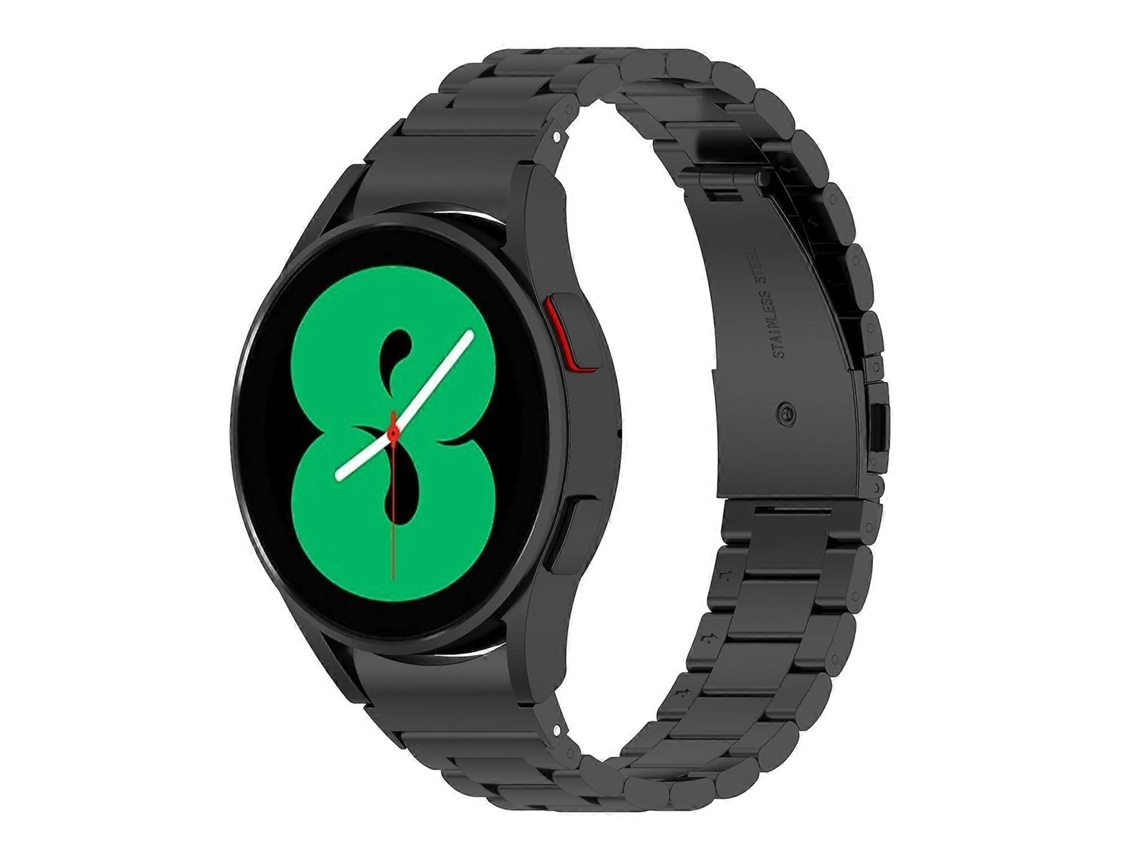 Pulseira De Relógio De Metal De Aço Inoxidável Com Três Contas
