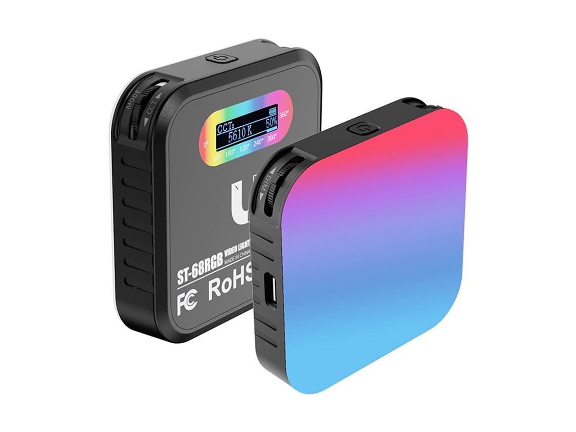 2026 luz Led Rgb Mini para Videoconferência, Clip para Laptop e Telefone Móvel (iphone)