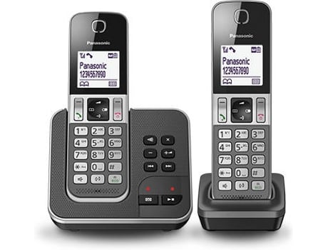 Panasonic KX-TGD310 Telefone Fixo Sem Fios Preto