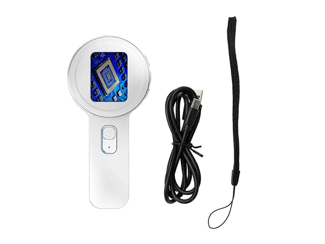Microscópio Digital Eletrônico 20x De Alta Definição Com Lente De Aumento Portátil De 2 Polegadas E Luz