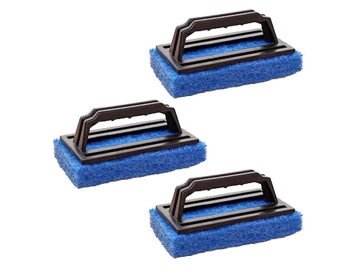 Kit De Limpeza Para Churrasqueira, Com Esponja Abrasiva Resistente E Cabo
