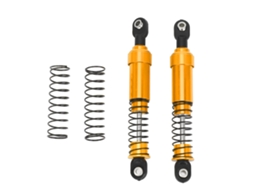 Mali conjunto de Amortecedores de Choque Rc de Alumínio 85mm para Carro Modelo Scx10 1/10 Ouro
