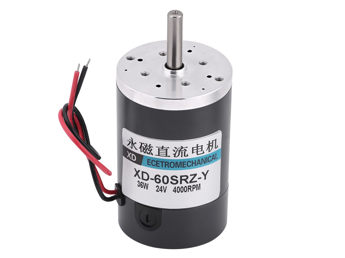 Motor DC 36w com Ímã Permanente Alta Velocidade Grande Torque 4000rpm 24v YURU
