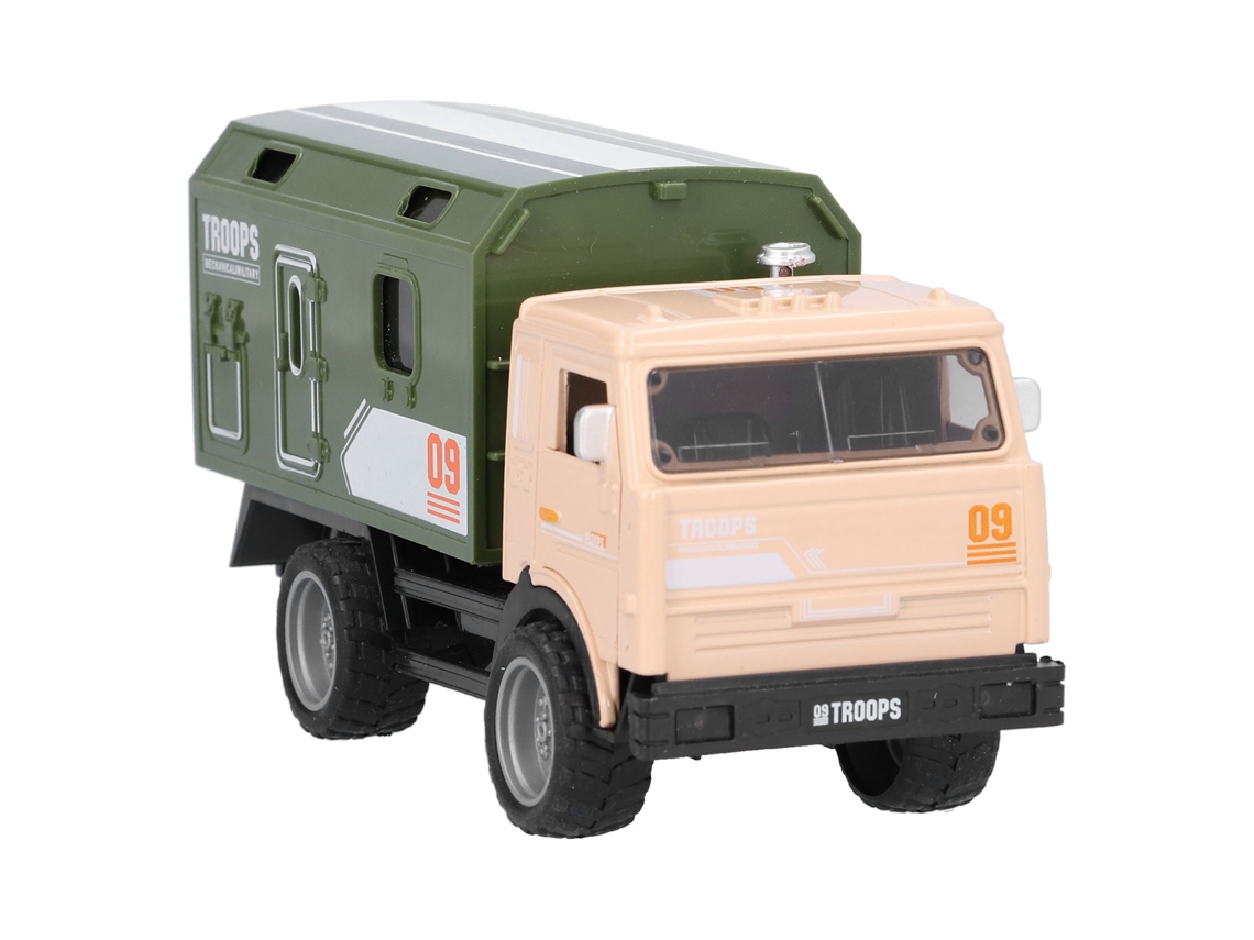 Carrinho De Brinquedo Liga Metálica - Transportador Dinheiro Modelo Carro Veículo Transporte Verde Militar -aquaforge