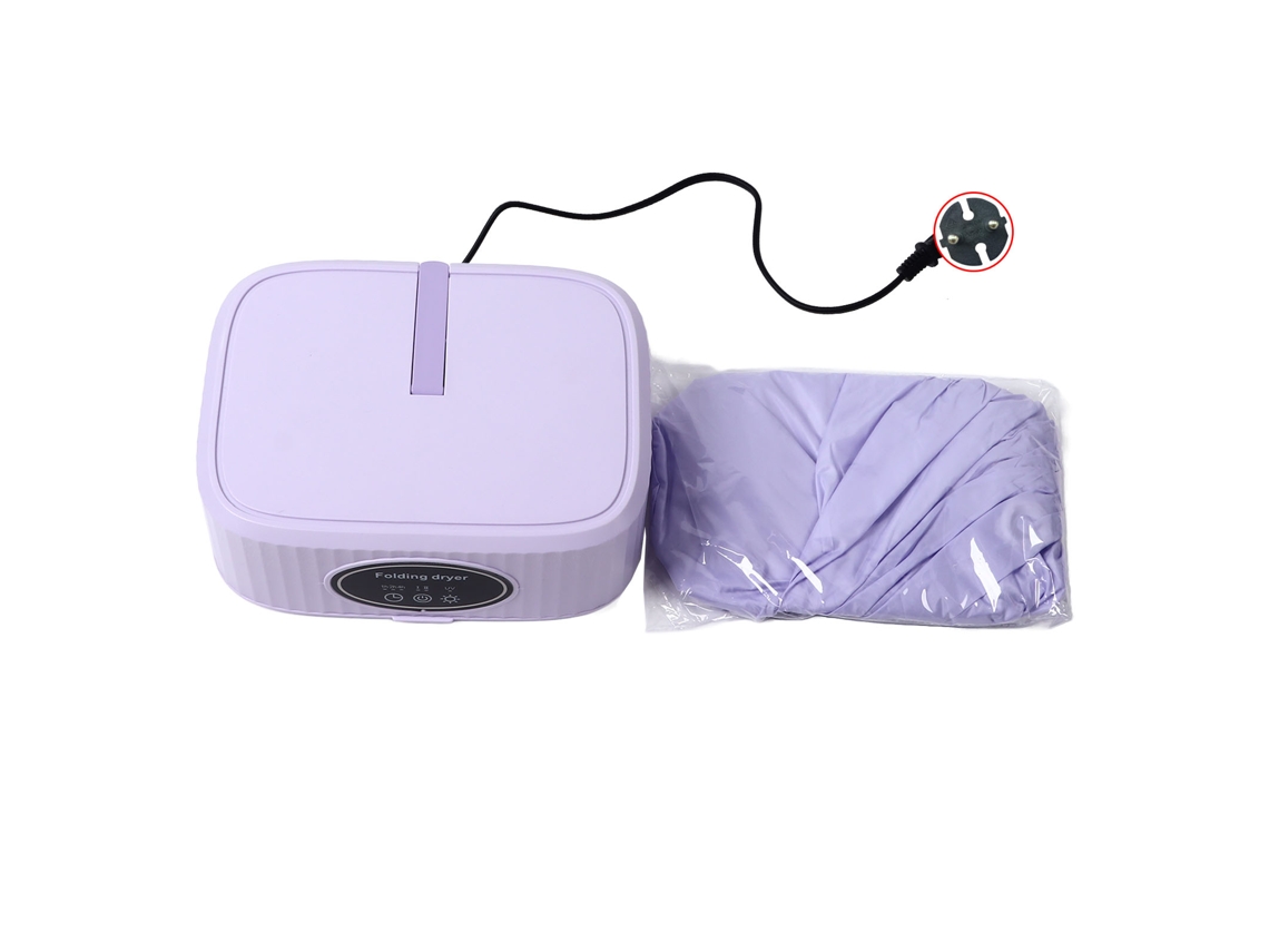 Laxiscreed Secadora De Roupas Portátil E Plegável Para Casa, Perfeita Para Bebés, Plugue Eu 220v, Na Cor Roxa