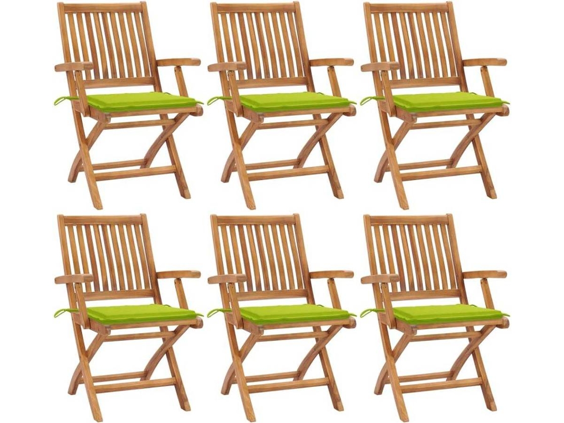 Folding Chair, Folding Chairs Vidaxl Verde Madeira (n/a)