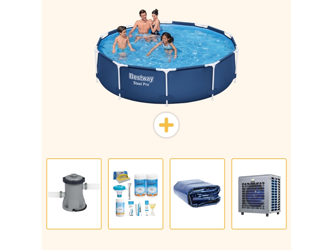 Bestway Piscina Bestway Steel Pro Redonda - 305x76 Cm - 5-peças S302