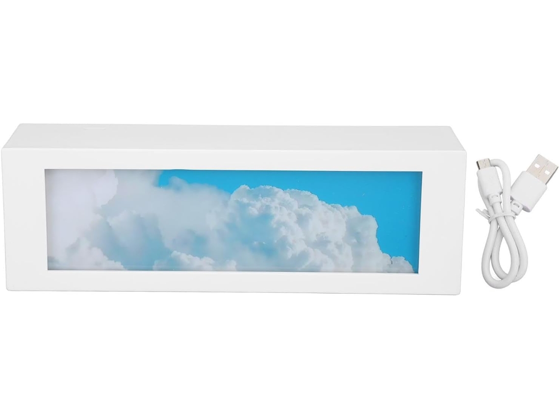 Luz Noturna Céu Azul Recarregável Via USB Com Soft Glow E