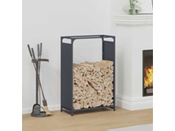 Vidaxl Suporte Para Lenha 60x28x90 Cm Aço Laminado A Frio Antracite