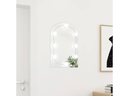 Vidaxl Espelho Com Luzes Led 60x40 Cm Vidro Arqueado