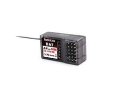 Receptor de Longo Alcance Radiolink R6f V4 2.4ghz 6ch Fhss para Carro Rc, Barco e Transmissor de Rádio Rc6gs V2/rc4gs V2/t8fb/t8s MDUG