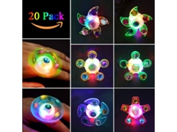 Presentes de Aniversário para Crianças 20 Lâmpadas de Dedo Led Lembranças Anel de Dedo Anéis de Luz Anel de Luzes de Dedo para Presentes de Dedos
