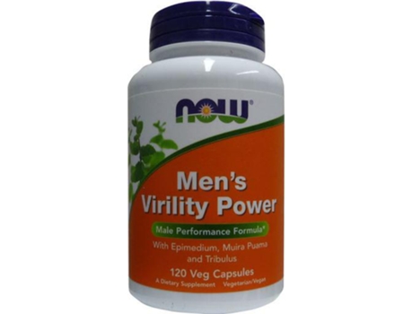 Now Foods Virility Power 120 Cápsulas Para Homens