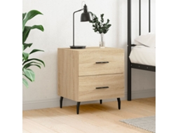 Vidaxl Mesa Cabeceira 40x35x47,5 Cm Derivados Madeira Carvalho Sonoma