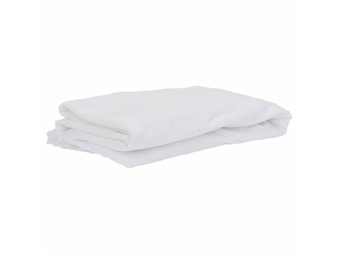 Mattress Protector, Mattress Protectors Vidaxl Branco Tecido (200 X 220 Cm)
