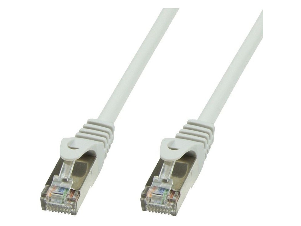 Cabo de rede Icoc Ls6 020t cinza 2 m Cat6 S/ftp Techly (com STP)