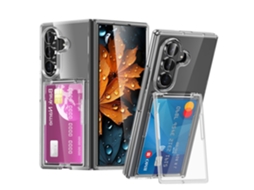 Capa Para Samsung Galaxy Z Fold8 Ultra, Capa Protetora À Prova De Quedas Com Compartimento Para Cartão Gertiz (transparente)