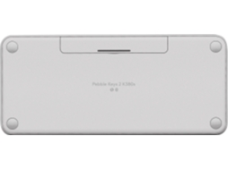 LOGITECH Pebble Keys 2 K380S Teclado Rf Wireless Bluetooth Qwerty Italiano Blanco