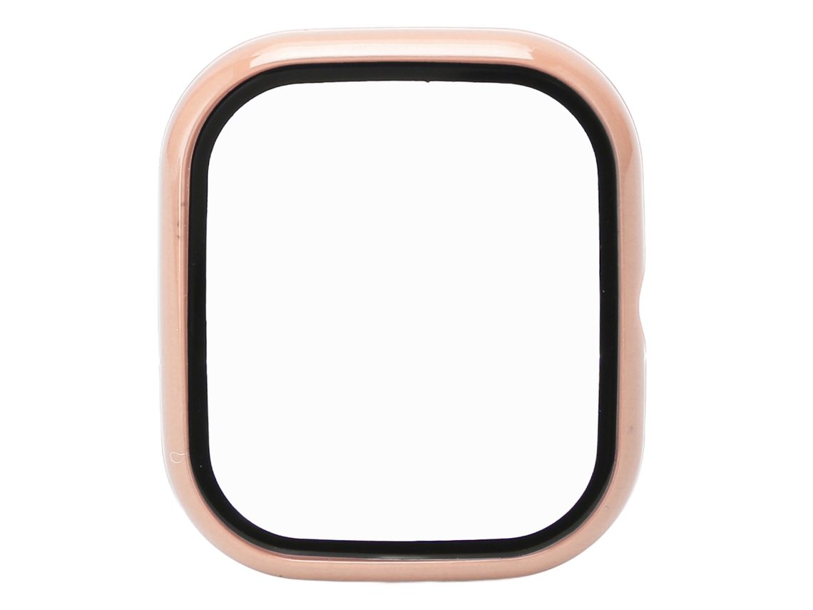 Capa Protetora com Vidro Temperado para Amazfit Gts 4 Mini Cor Rosa Sakura