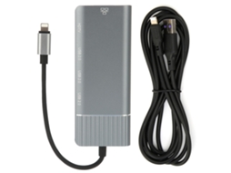 Estação de Docking LAXISCREED Usb 2.0 6 em 1 Hdmi 3 Portas